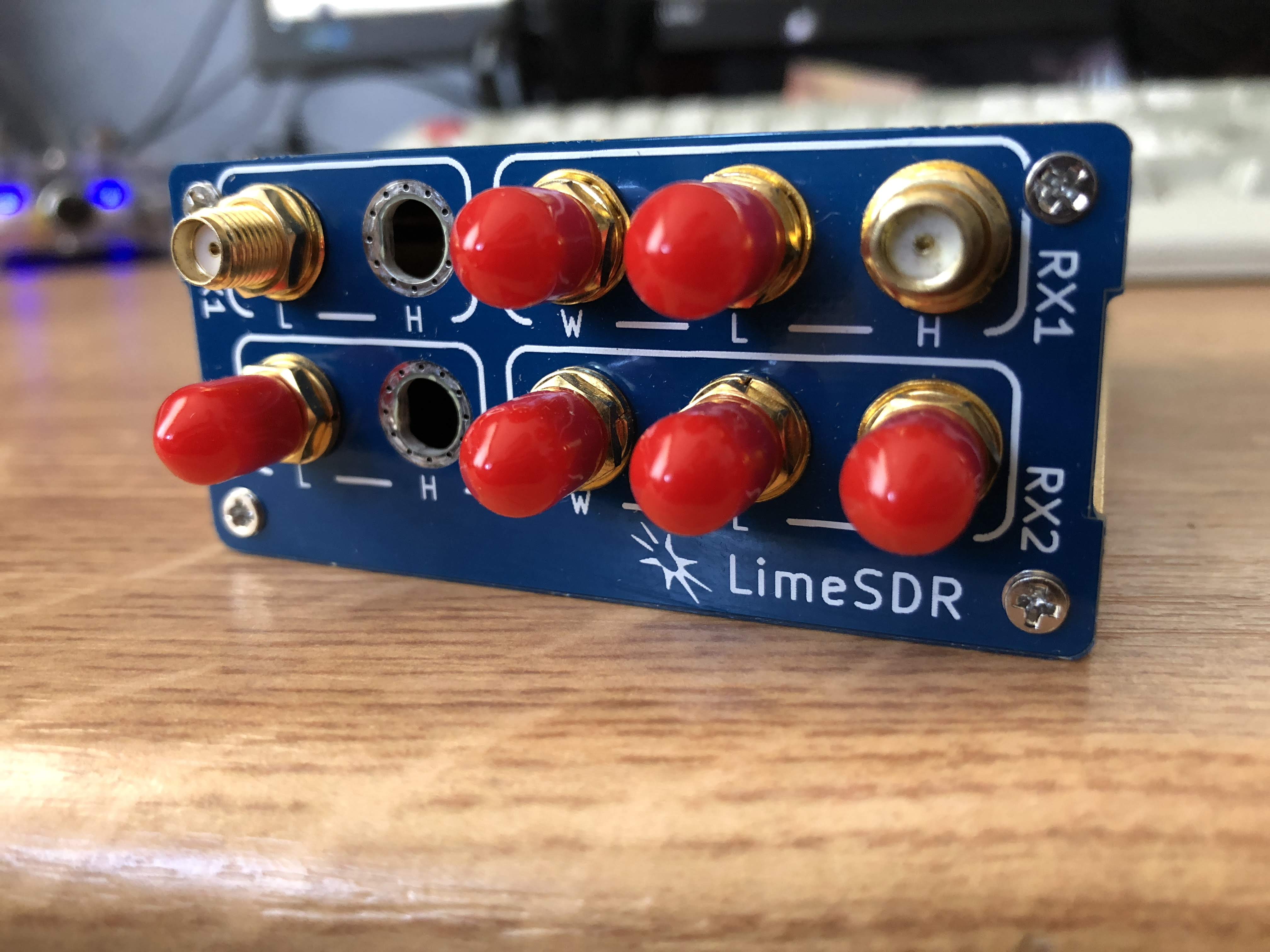 LimeSDR with 2 SMA connectors missing